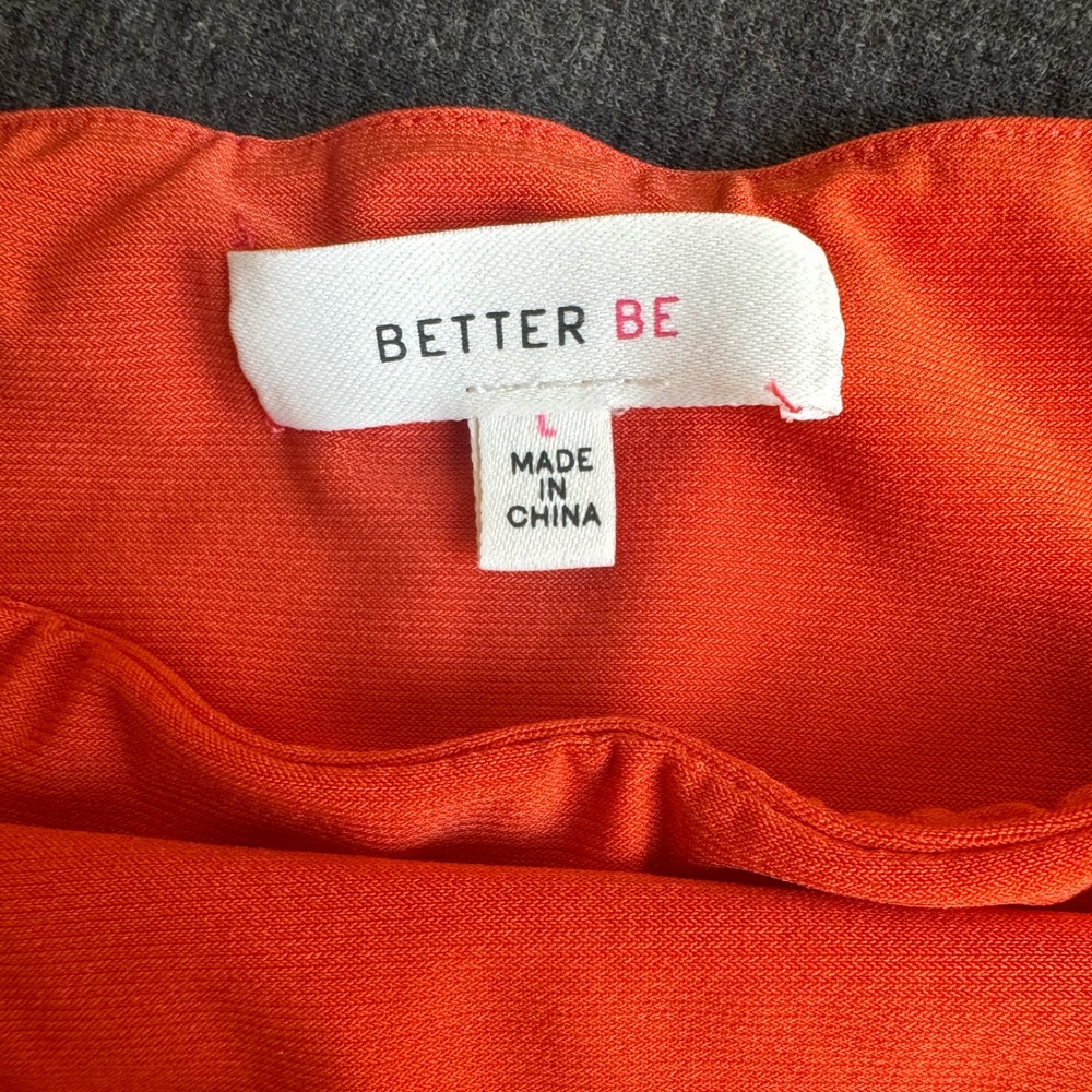 Vibrant Orange Tude Top